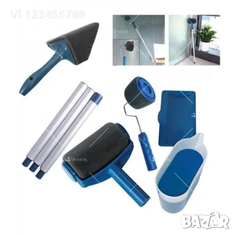 Валяк с контейнер за боядисване + удължител, снимка 3 - Други инструменти - 49751946