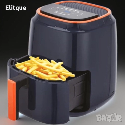 Фритюрник KUMTEL Airfryer с LED дисплей и сензорно управление, снимка 2 - Друга електроника - 52854912