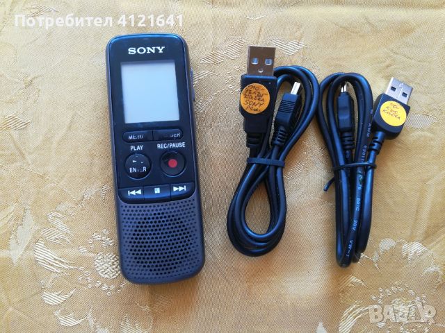 Диктофон цифров SONY ICD-PX240 с MP3 запис и възпроизвеждане, снимка 1 - Ресийвъри, усилватели, смесителни пултове - 46431391