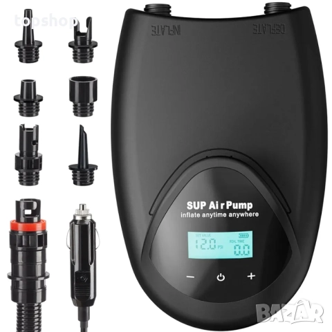 Нова електрическа SUP помпа DEERFAMY 15000 mAh, 20 PSI, акумулаторна, за SUP, бързо зареждане ..., снимка 7 - Друга електроника - 52077859
