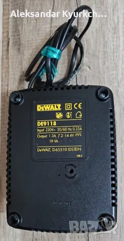 Dewalt винтоверт батерия зарядно плюс фенер, снимка 11 - Винтоверти - 49939498