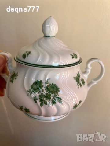 Vtg порцеланова захарница Thun, снимка 2 - Антикварни и старинни предмети - 53643902