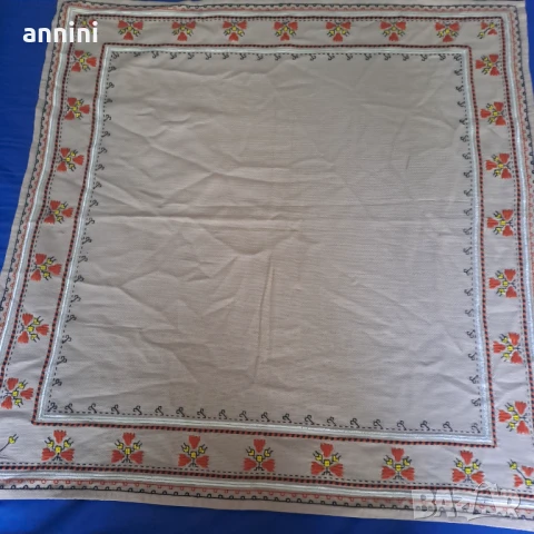 продавам карета от панама ръчно бродирани  раз 70/70, снимка 10 - Други стоки за дома - 37484351