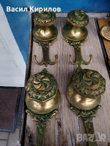 Месингови закачалки от соца , снимка 7 - Други стоки за дома - 53234820