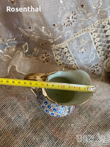 Антикварна каничка Satsuma, снимка 7 - Антикварни и старинни предмети - 51011503