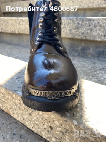 Оригинални кобинки Harley-Davidson, естествена кожа, №43.5, снимка 5 - Мъжки ботуши - 54237298