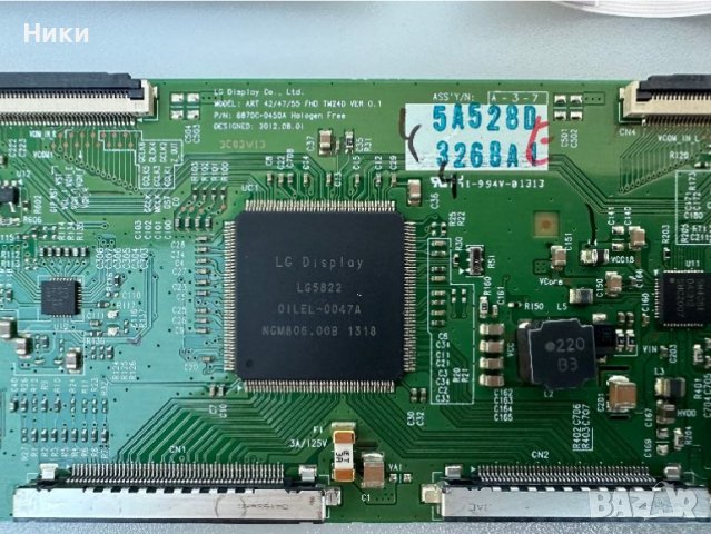 T-CON PCB 6870C-0450A / ART42/47/55 FHD TW240, снимка 2 - Части и Платки - 45389676