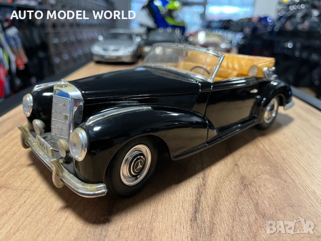 BBURAGO метална колекционерска количка модел MERCEDES BENZ 300S 1955г