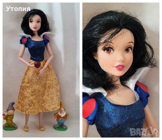 The Disney Store принцеси Снежанка, Бел, Рапунцел обновена 02.05., снимка 9 - Кукли - 28262530