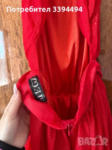 Дълга рокля Мегз с гол гръб, снимка 5 - Рокли - 50100340