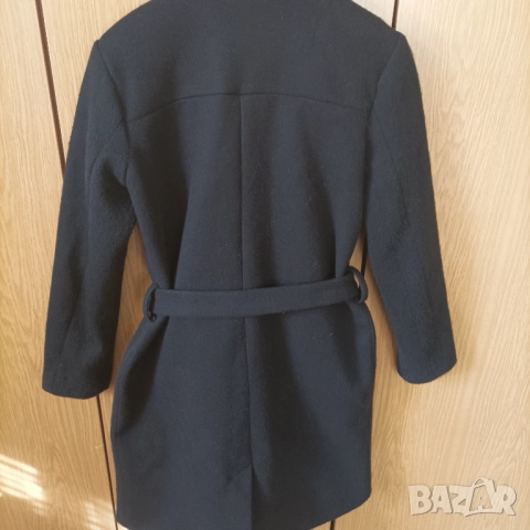 Черно дълго палто 