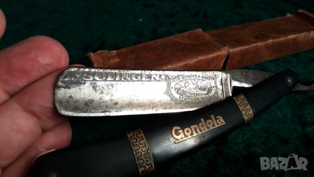 Уникален немски бръснач Solingen, снимка 3 - Антикварни и старинни предмети - 51309486