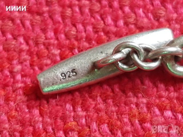 Сребърна гривна бутикова, снимка 4 - Гривни - 53736641