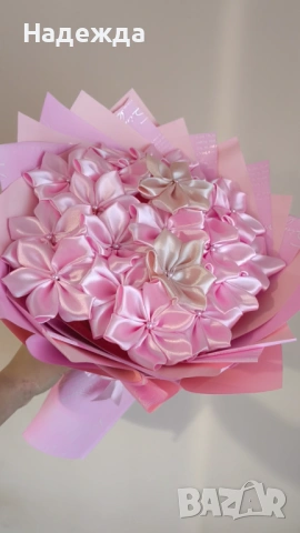 Сатенени цветя 