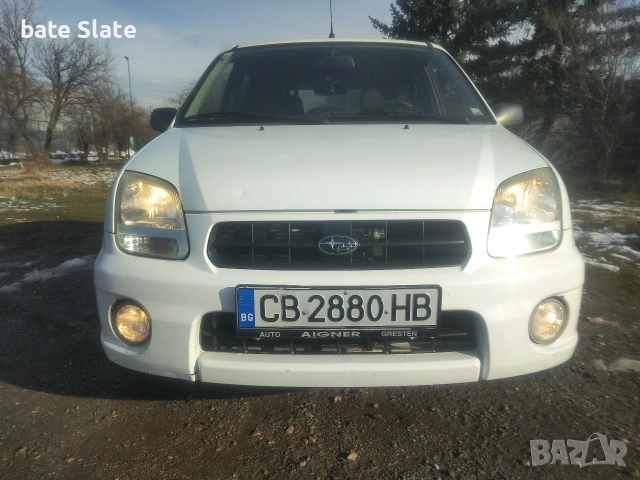Subaru G3X Justy 4x4 GAS 2004.Бартер за електрически велосипед , снимка 8 - Автомобили и джипове - 53632035