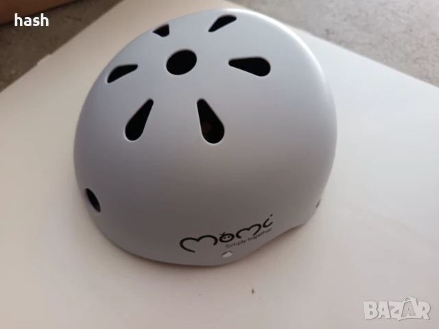 Детска каска MoMi Mimi с регулируема дължина (1-4 години), обиколка 47-58 см, снимка 9 - Аксесоари за велосипеди - 50886418