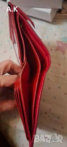 Дамско портмоне от естествена кожа , снимка 4 - Портфейли, портмонета - 51859087