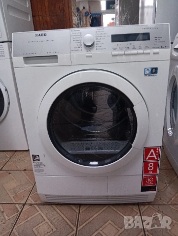 Сушилня с термопомпа АЕГ Aeg Protex Plus A+++ 8кг 2 години гаранция!