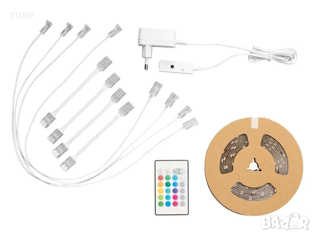 НОВИ! LED лента 5 метра 150 LED 24W 16 цвята
