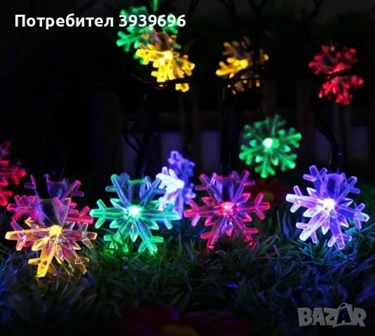 Коледни LED лампички в различни форми, снимка 8 - Декорация за дома - 47976466