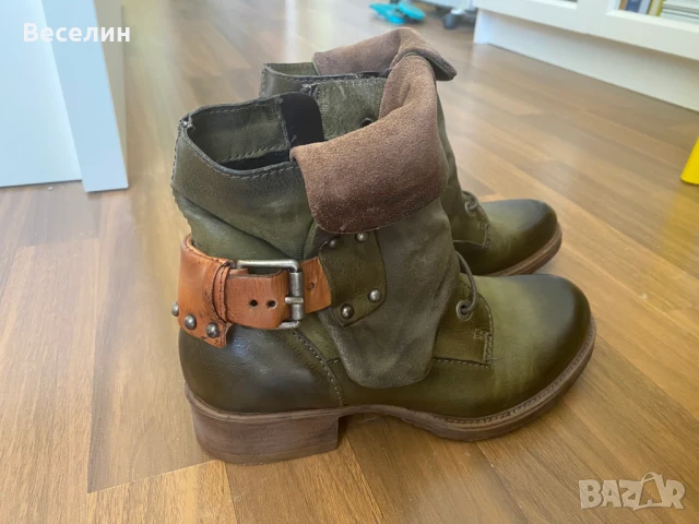 Боти естествена кожа Orange Label, снимка 10 - Дамски боти - 51062899