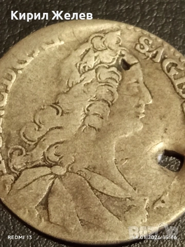 Сребърна монета 7 кройцера 174?г. Франц първи Австрия за КОЛЕКЦИЯ 52902, снимка 3 - Нумизматика и бонистика - 53097680