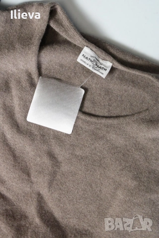 Плетен елек от кашмирена смес Nathalie Vleeschouwer бежов, дамски, размер XL, снимка 3 - Елеци - 53861456