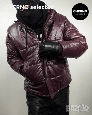 H&M x EDITION BY JOHN BOYEGA 2-в-1 мъжко пуфер яке • елек от еко кожа – лимитирана серия – L•XL, снимка 10 - Якета - 54031813