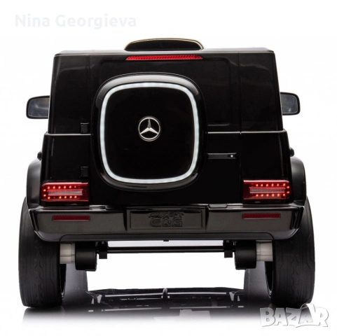 Акумулаторен джип Mercedes EQG Electric G-Class 12V с отварящи се врати меки гуми 4x4, снимка 5 - Детски велосипеди, триколки и коли - 53565869