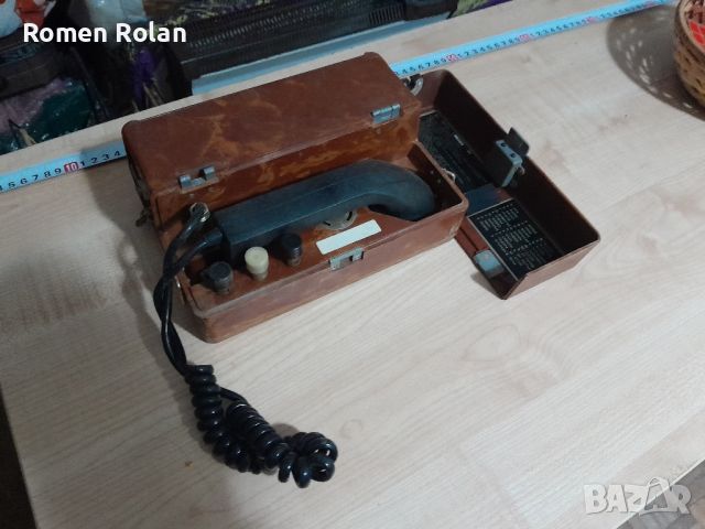 стар военен  телефон , снимка 4 - Антикварни и старинни предмети - 45784772