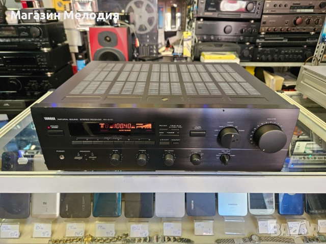 Ресийвър Yamaha RX-570 Две по 150 вата. Natural Sound stereo receiver В отлично техническо и визуалн, снимка 2 - Ресийвъри, усилватели, смесителни пултове - 51181472