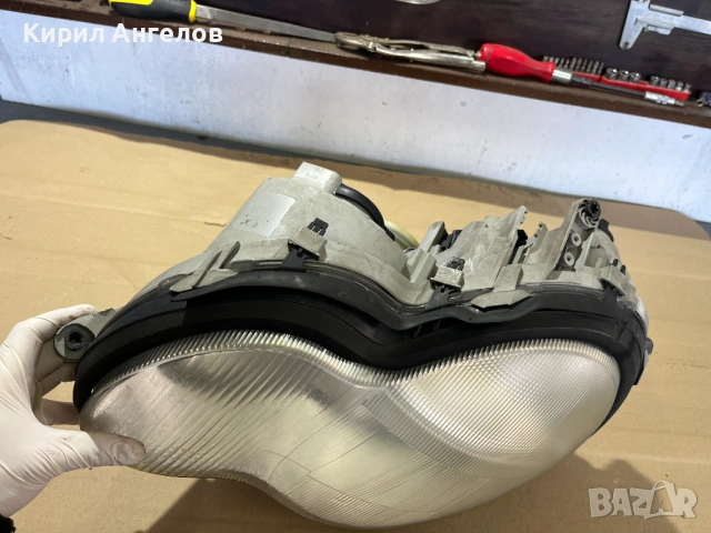 Ляв фар за Mercedes C-class W203 (преди фейс), снимка 4 - Части - 53581951