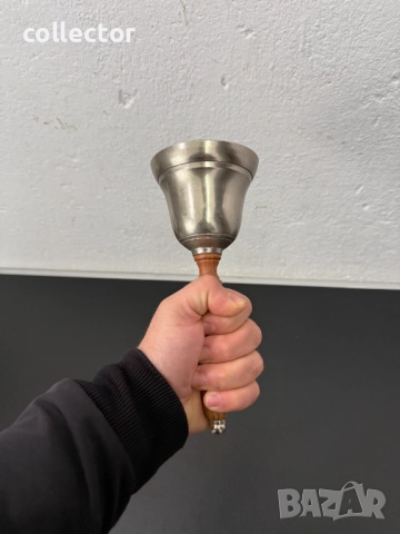 Ръчен звънец / училищен / камбана. №7760, снимка 6 - Антикварни и старинни предмети - 52826948