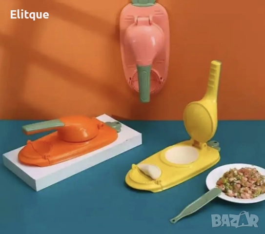 Цветна, стилна, пластмасова машина за кнедли , снимка 4 - Други стоки за дома - 52906080