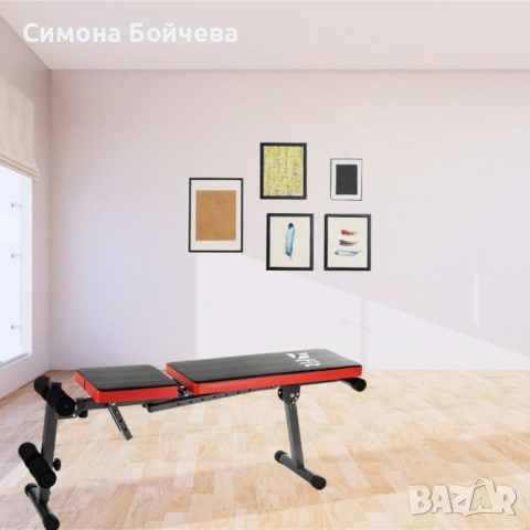 Сгъваема лежанка, до 100 kg, снимка 5 - Фитнес уреди - 52819569