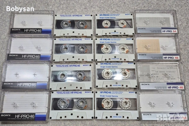 SONY HF-PRO 54 46 CERAMIC TAPE GUIDE Single Crystal Gamma Cassette