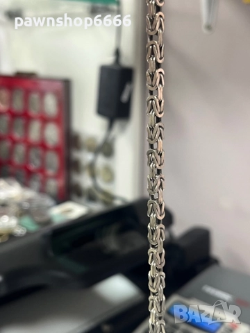 Сребърна гривна 925, снимка 2 - Гривни - 52909555