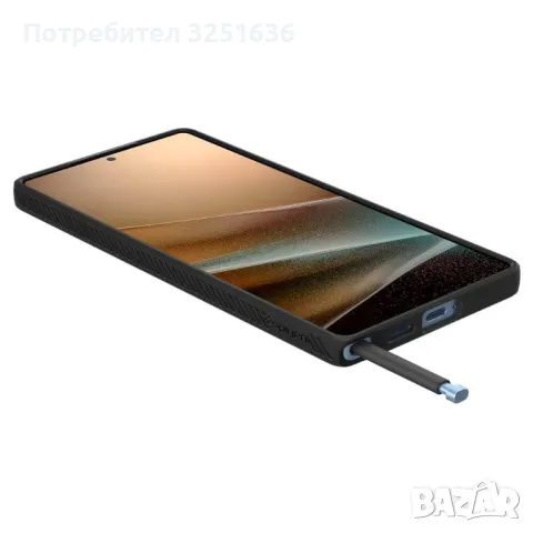 Калъф SPIGEN LIQUID AIR за SAMSUNG S25 / S25 Ultra matte black, снимка 6 - Калъфи, кейсове - 49179288