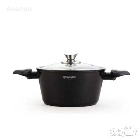 Комплект от 12 части - тенджери, тиган и подложки Edenberg EB-5613, снимка 12 - Съдове за готвене - 53777661