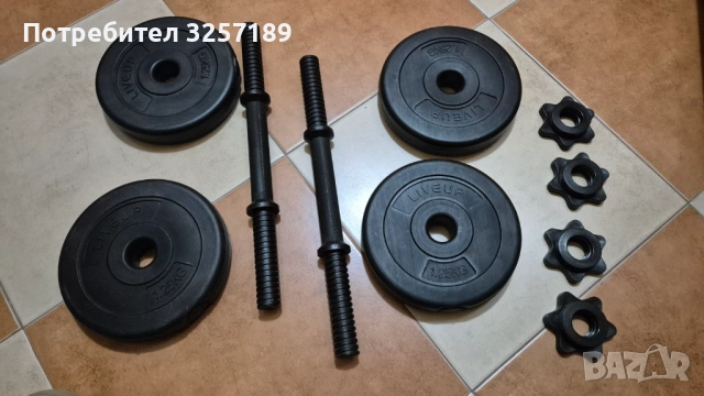 Комплект дъмбели - 2 бр. по 3 кг., снимка 2 - Фитнес уреди - 52540797