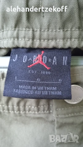 Карго панталон Air Jordan L 100% памук, снимка 11 - Панталони - 51219524