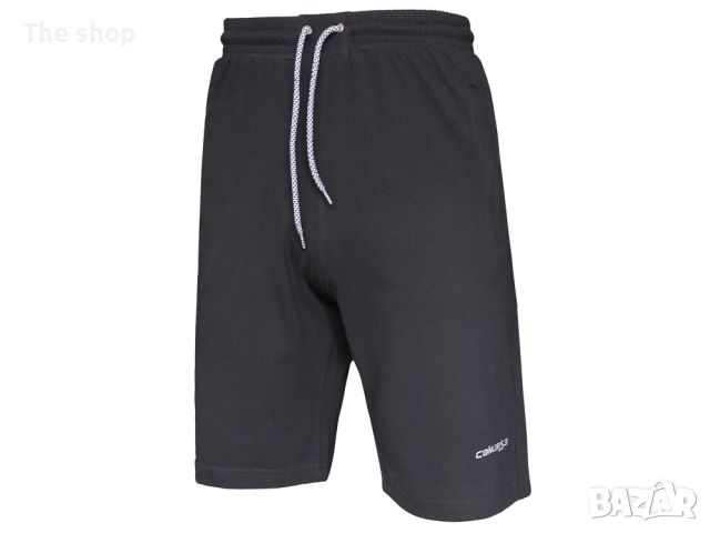 Памучни къси панталони в черен цвят, снимка 1 - Къси панталони - 45232318