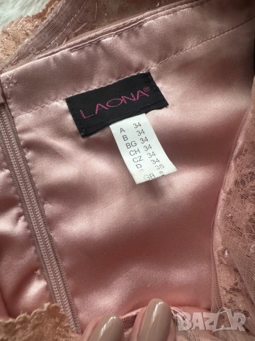 Розова коктейлна рокля Laona , снимка 7 - Рокли - 52112114