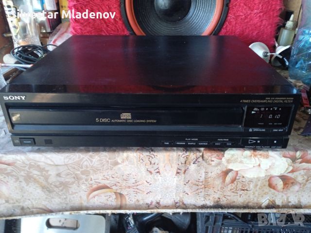 Cd player Sony cdp-c401 5(discs), снимка 3 - Аудиосистеми - 45913909