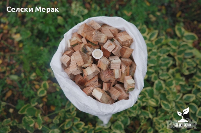 Дъбов Дървесен Чипс - Чист материал, снимка 2 - Тор и почвени смеси - 52023845