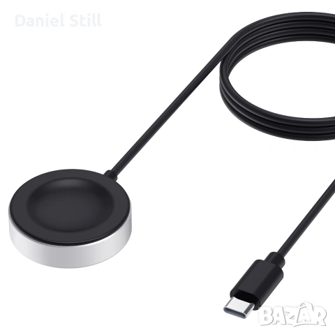 НОВО МЕТАЛНО Бързо зарядно за Huawei Watch GT6 GT5, GT4, GT3, Watch 4, Watch 3 Type C, снимка 3 - Друга електроника - 45356465