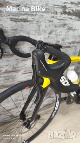 Карбонов аеро шосеен велосипед Somec Diablo X Disc Campagnolo Super Record EPS 2x12 Fulcrum | S, снимка 13 - Велосипеди - 54066238