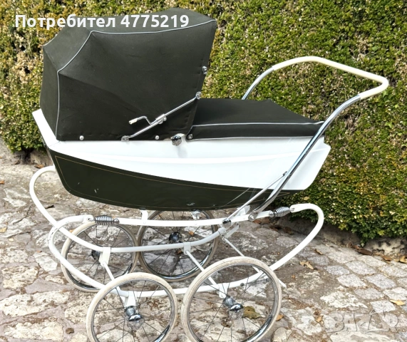 Silver Cross Freeway 1960s - винтидж бебешка количка, класика, снимка 12 - Детски колички - 53948687