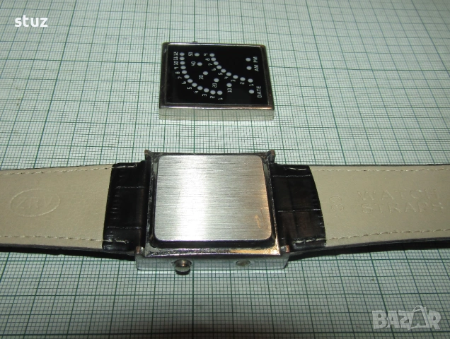 Ръчен бинарен/матричен LED часовник, снимка 6 - Антикварни и старинни предмети - 54057726