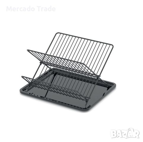 Метален сушилник Mercado Trade, С подложка, За кухня, Черен, снимка 1 - Сушилници - 46247103